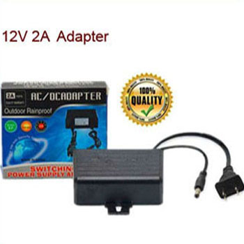 12V 2A Waterproof Adapter-for CC Camera- 12v Power Supply