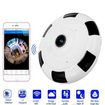Panoramic V380 Wi-Fi HD 360° Fisheye Security IP Camera