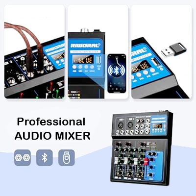 YAMAHA Professional Audio Mixer Audio Interface Mixing Console 4 Channel