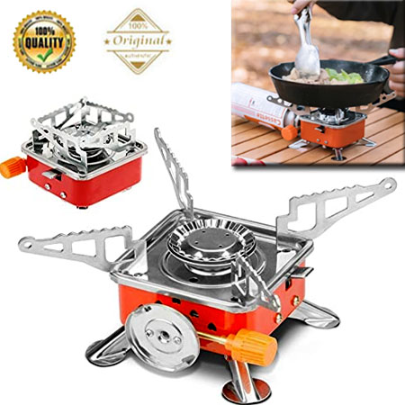 Portable Card Type Gas Stove with Cylinder