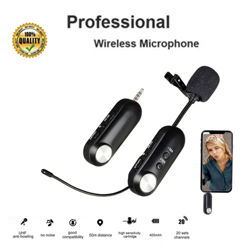 Professional Universal UHF 50M Wireless Microphone
